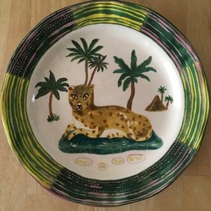 Nathalie Lete Francophile Cheetah 10" Dinner Plate
